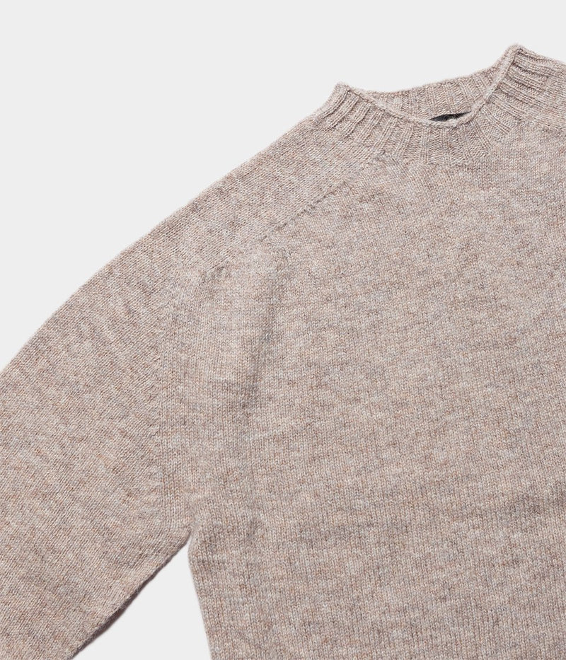 SCYE BASICS "Shetland Wool Crew Neck Sweater"