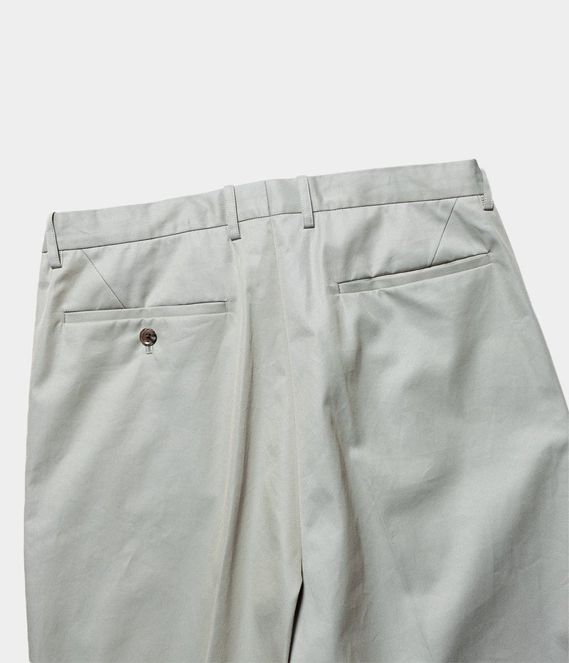SCYE BASICS "Cotton Gaberdine Oversized Trousers"