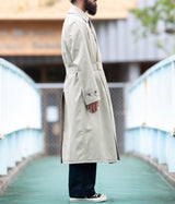 SCYE BASICS "Cotton Gabardine Tielocken Coat"