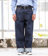 SCYE BASICS "Selvedge Denim Wide Leg Jeans"