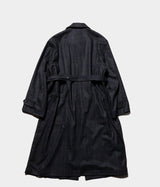 SSSTEIN "INVERTED PLEATS BALMACAAN COAT"